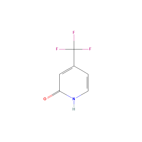 2-Hydroxy-4-(trifluoromethyl)pyridine (CAS: 50650-59-4) - Chemical Structure and Molecular Formula 