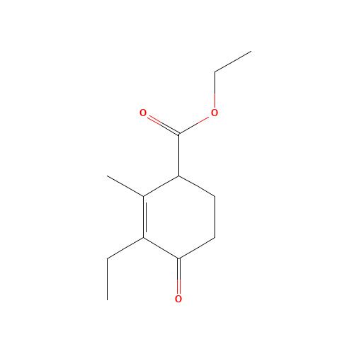 4-CARBETHOXY-2-ETHYL-3-METHYL-2-CYCLOHEXEN-1-ONE (CAS: 51051-65-1) - Related Chemical Product