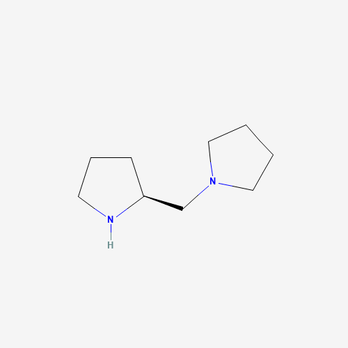 (S)-(+)-1-(2-Pyrrolidinylmethyl)pyrrolidine (CAS: 51207-66-0) - Chemical Structure and Molecular Formula 