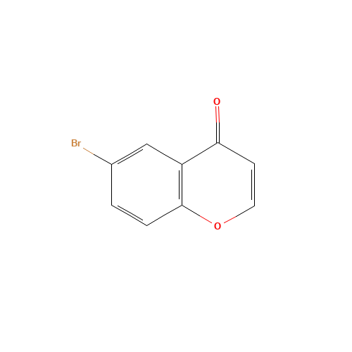 6-BROMOCHROMONE (CAS: 51483-92-2) - Chemical Structure and Molecular Formula 