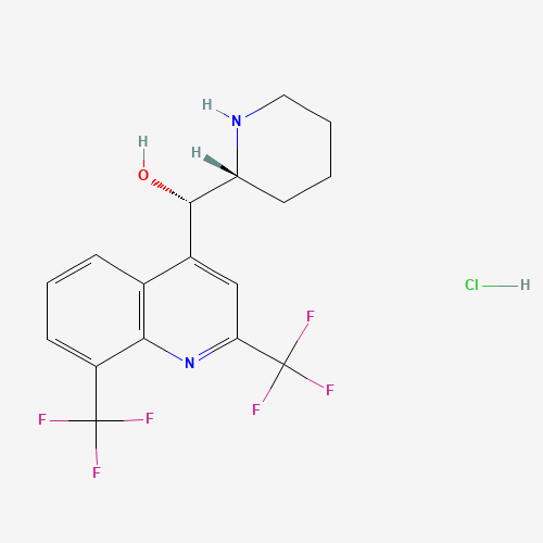 Mefloquine hydrochloride (CAS: 51773-92-3) - Chemical Structure and Molecular Formula 