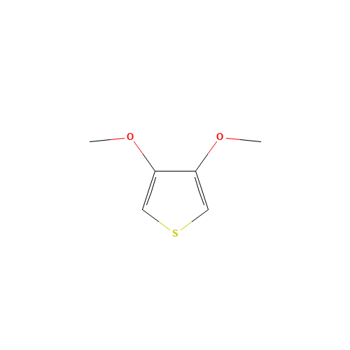 3,4-Dimethoxythiophene (CAS: 51792-34-8) - Chemical Structure and Molecular Formula 