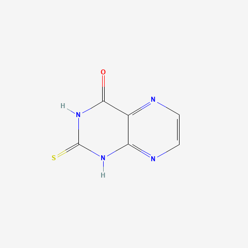 4-HYDROXY-2-MERCAPTOPTERIDINE (CAS: 52023-48-0) - Chemical Structure and Molecular Formula 