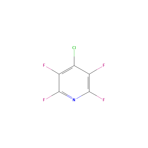 4-CHLORO-2,3,5,6-TETRAFLUOROPYRIDINE (CAS: 52026-98-9) - Chemical Structure and Molecular Formula 