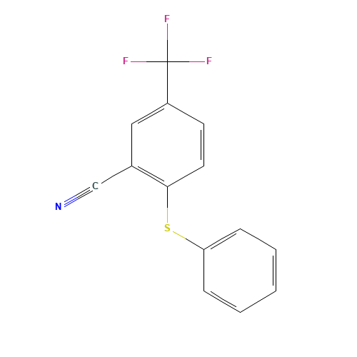 2-CYANO-4-(TRIFLUOROMETHYL)DIPHENYLSULFIDE (CAS: 52548-95-5) - Related Chemical Product