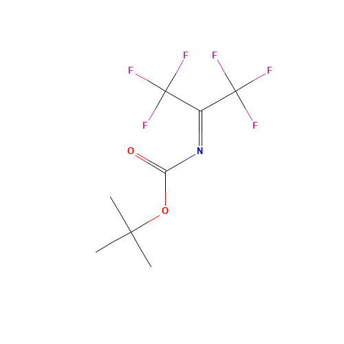 TERT-BUTYL (2,2,2-TRIFLUORO-1-TRIFLUOROMETHYL-ETHYLIDENE)-CARBAMATE (CAS: 52786-55-7) - Related Chemical Product