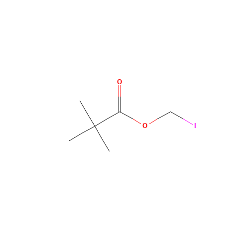 Iodomethyl pivalate (CAS: 53064-79-2) - Chemical Structure and Molecular Formula 