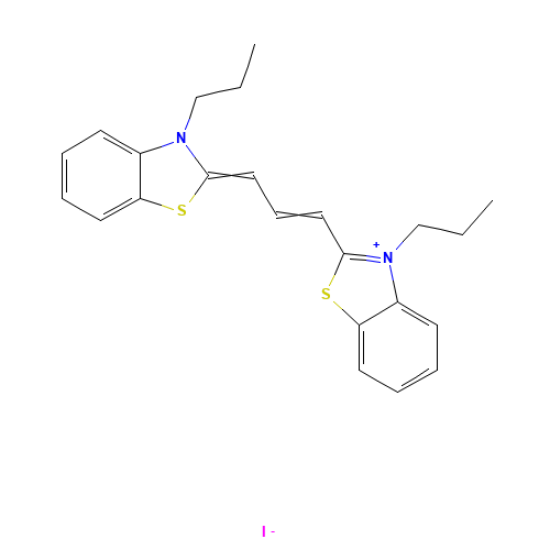 3,3'-DIPROPYLTHIACARBOCYANINE IODIDE (CAS: 53336-12-2) - Related Chemical Product