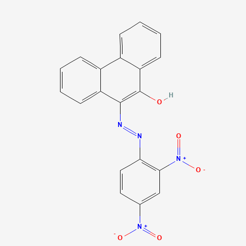 10-(2',4'-DINITROPHENYLAZO)-9-PHENANTHROL (CAS: 54261-71-1) - Chemical Structure and Molecular Formula 