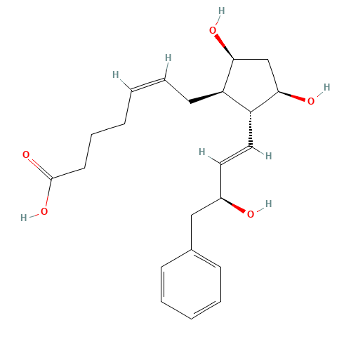 16-PHENYL TETRANOR PROSTAGLANDIN F2ALPHA (CAS: 54324-29-7) - Related Chemical Product