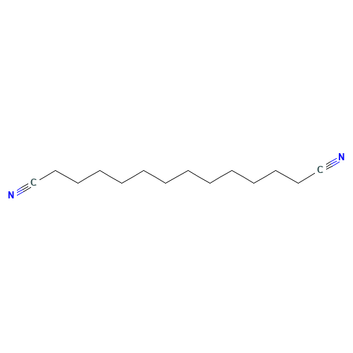 1,12-DICYANODODECANE (CAS: 54857-30-6) - Chemical Structure and Molecular Formula 