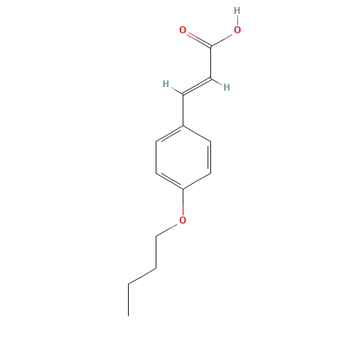 3-(4-BUTOXYPHENYL)-2-PROPENOIC ACID (CAS: 55379-96-9) - Related Chemical Product