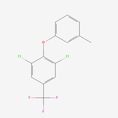 1,3-DICHLORO-2-M-TOLYLOXY-5-TRIFLUOROMETHYL-BENZENE (CAS: 55407-24-4) - Related Chemical Product