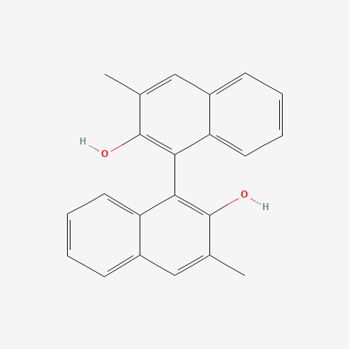 (R)-3,3'-DIMETHYL-1,1'-BINAPHTHALENE-2,2'-DIOL (CAS: 55515-98-5) - Chemical Structure and Molecular Formula 