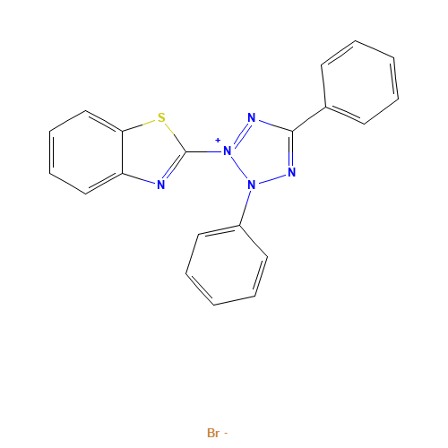2-(2-BENZOTHIAZOLYL)-3,5-DIPHENYLTETRAZOLIUM BROMIDE (CAS: 55699-64-4) - Related Chemical Product