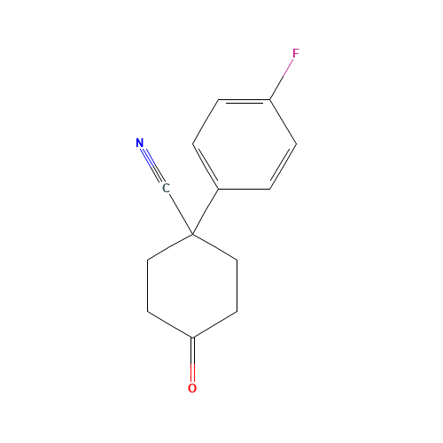 4-CYANO-4-(4-FLUOROPHENYL)CYCLOHEXANONE (CAS: 56326-98-8) - Related Chemical Product