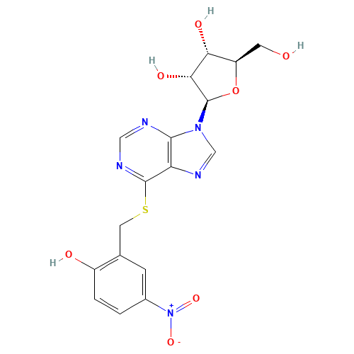 S-(2-HYDROXY-5-NITROBENZYL)-6-THIOINOSINE (CAS: 56964-73-9) - Related Chemical Product