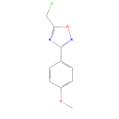 5-(CHLOROMETHYL)-3-(4-METHOXYPHENYL)-1,2,4-OXADIAZOLE (CAS: 57238-76-3) - Related Chemical Product