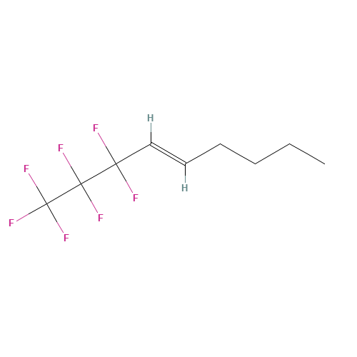 1,1,1,2,2,3,3-HEPTAFLUORO-4-NONENE TRANS (CAS: 57325-40-3) - Chemical Structure and Molecular Formula 