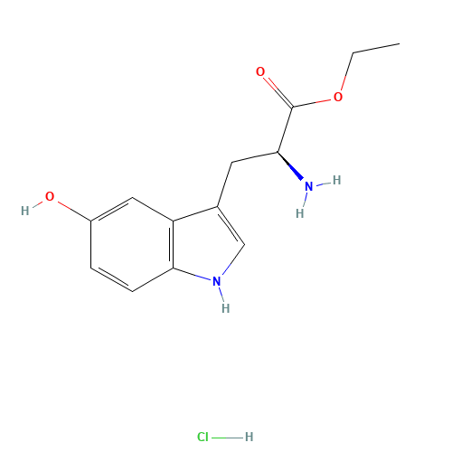 L-2-AMINO-3-(5-HYDROXYINDOLYL)PROPIONIC ACID ETHYL ESTER HYDROCHLORIDE (CAS: 57432-62-9) - Related Chemical Product