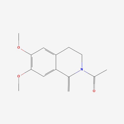 2-ACETYL-6,7-DIMETHOXY-1-METHYLENE-1,2,3,4-TETRAHYDROISOQUINOLINE (CAS: 57621-04-2) - Related Chemical Product