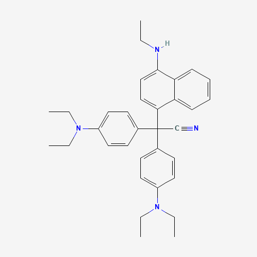 BIS(4-N,N-DIETHYLAMINO-PHENYL)-(4-N-ETHYLAMINO-NAPHTHALEN-1-YL) ACETONITRILE (CAS: 57855-48-8) - Related Chemical Product