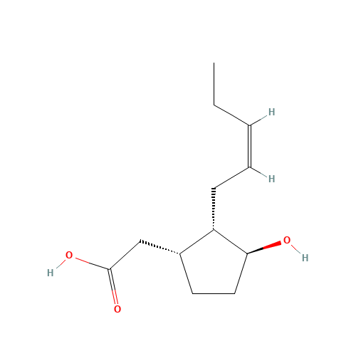 3ALPHA-HYDROXY-2BETA-(2Z-PENTENYL)-CYCLOPENTANE-1BETA-ACETIC ACID (CAS: 58240-50-9) - Related Chemical Product