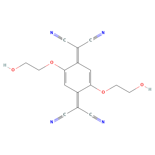 2,5-BIS(2-HYDROXYETHOXY)-7,7,8,8-TETRACYANOQUINODIMETHANE (CAS: 58268-29-4) - Related Chemical Product