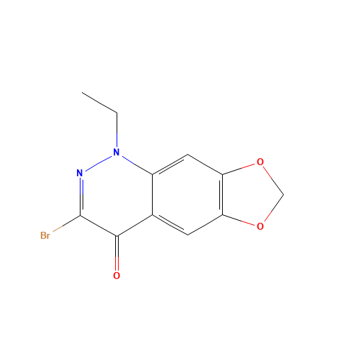 3-BROMO-1-ETHYL-1,4-DIHYDRO[1,3]DIOXOLO[4,5-G]CINNOLIN-4-ONE (CAS: 58561-09-4) - Related Chemical Product