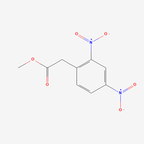 METHYL 2,4-DINITROPHENYLACETATE (CAS: 58605-12-2) - Chemical Structure and Molecular Formula 