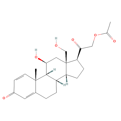 1,4-PREGNADIEN-11-BETA,18,21-DIOL-3,20-DIONE-21 ACETATE (CAS: 58761-40-3) - Related Chemical Product