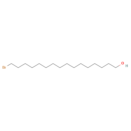 16-Bromohexadecanol (CAS: 59101-28-9) - Chemical Structure and Molecular Formula 