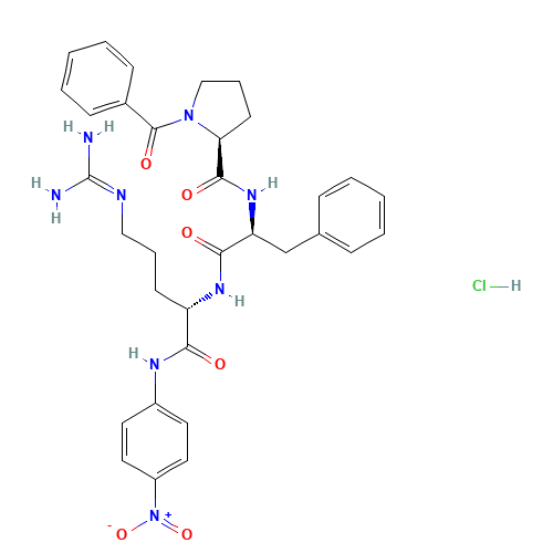 N-BENZOYL-PRO-PHE-ARG P-NITROANILIDE HYDROCHLORIDE (CAS: 59188-28-2) - Related Chemical Product