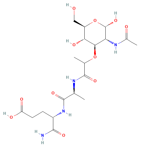 AC-MURAMYL-ALA-GLU-NH2 (CAS: 59331-38-3) - Related Chemical Product