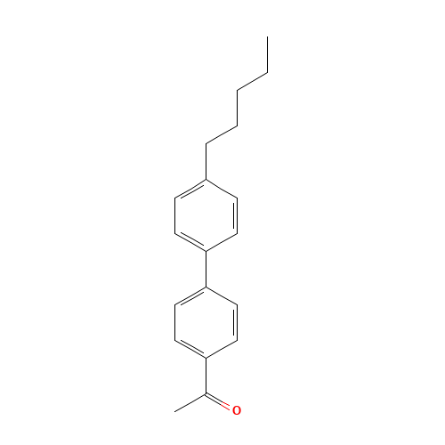 4-ACETYL-4'-N-PENTYLBIPHENYL (CAS: 59662-38-3) - Related Chemical Product
