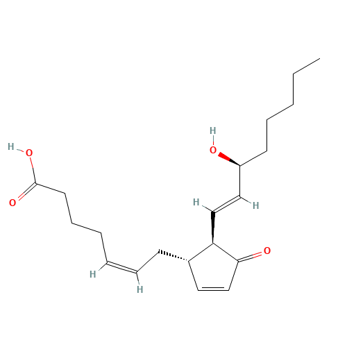 PROSTAGLANDIN J2 (CAS: 60203-57-8) - Chemical Structure and Molecular Formula 