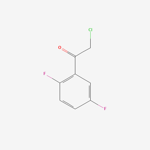2-CHLORO-2',5'-DIFLUOROACETOPHENONE (CAS: 60468-36-2) - Chemical Structure and Molecular Formula 