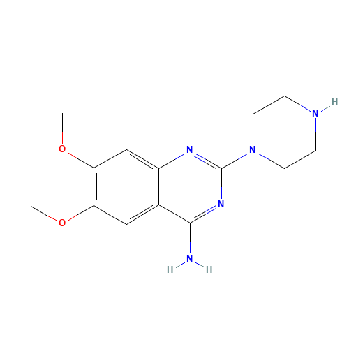 2-Piperazine-4-amino-6,7-dimethoxyquinazoline (CAS: 60547-97-9) - Related Chemical Product