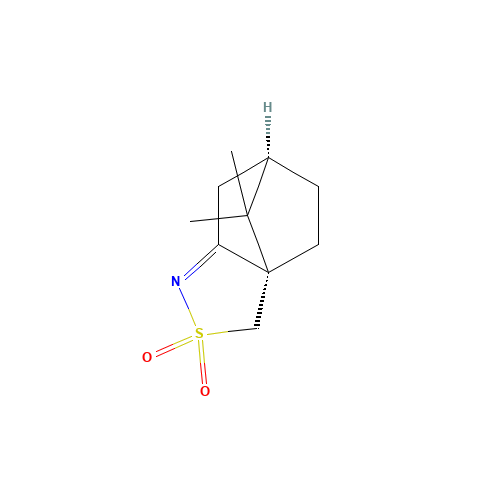 (1S)-(-)-CAMPHORSULFONYLIMINE (CAS: 60886-80-8) - Chemical Structure and Molecular Formula 