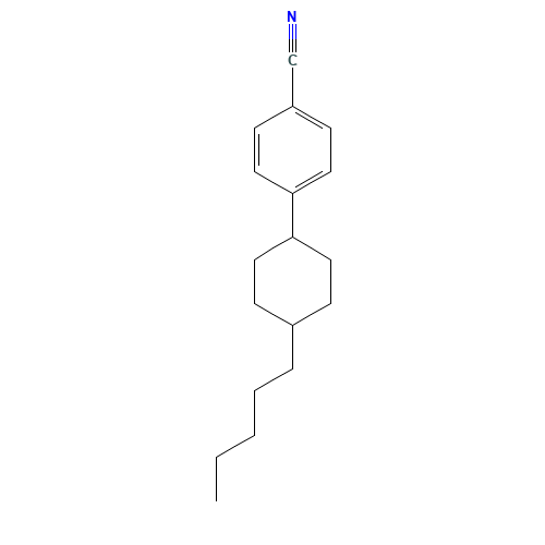 trans-4-(4-Pentylcyclohexyl)benzonitrile (CAS: 61204-01-1) - Related Chemical Product