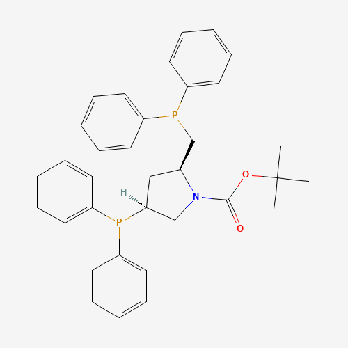 (2S,4S)-(-)-N-BOC-4-Diphenylphosphino-2-diphenylphosphinomethyl-pyrrolidine (CAS: 61478-28-2) - Related Chemical Product