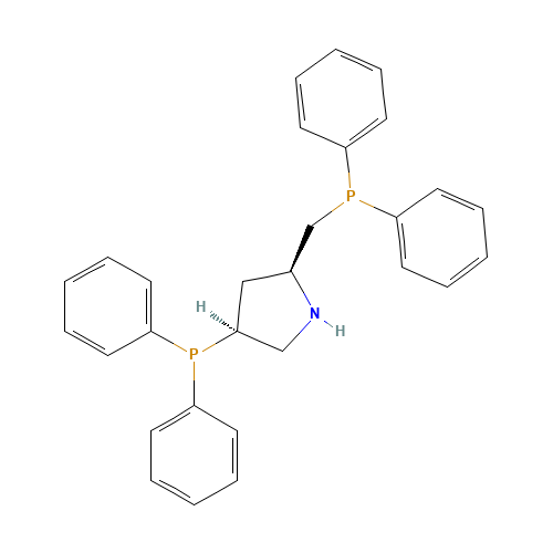 (2S,4S)-4-Diphenylphosphino 2-diphenylphosphinomethyl pyrrolidine (CAS: 61478-29-3) - Related Chemical Product
