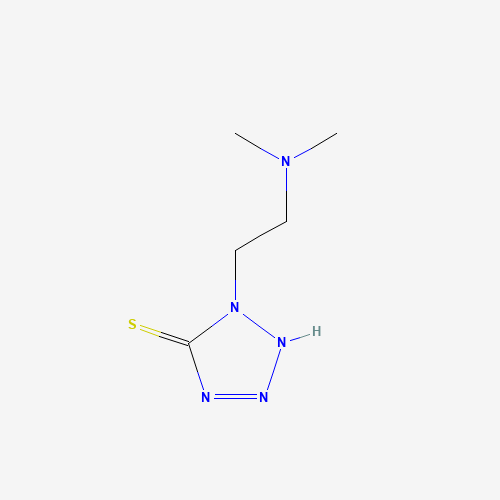 1-[2-(Dimethylamino)ethyl]-1H-tetrazole-5-thiol (CAS: 61607-68-9) - Chemical Structure and Molecular Formula 