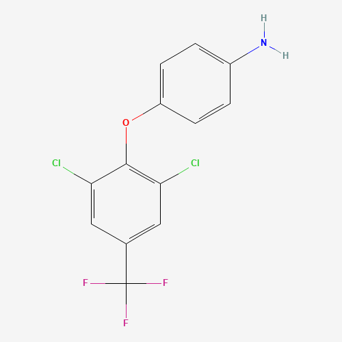 4-(2,6-DICHLORO-4-TRIFLUOROMETHYL-PHENOXY)-PHENYLAMINE (CAS: 61946-83-6) - Related Chemical Product
