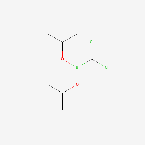 DICHLOROMETHYLDIISOPROPOXYBORANE (CAS: 62260-99-5) - Chemical Structure and Molecular Formula 