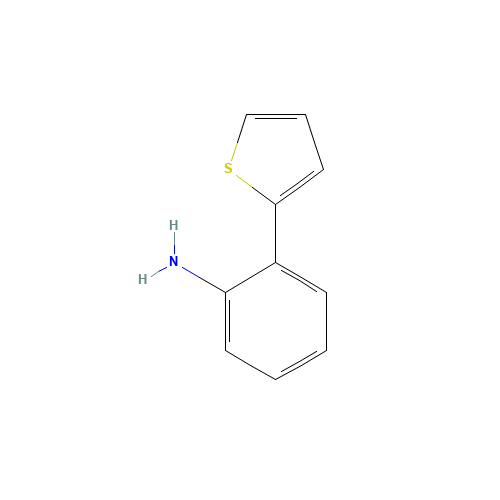 2-THIEN-2-YLANILINE (CAS: 62532-99-4) - Chemical Structure and Molecular Formula 