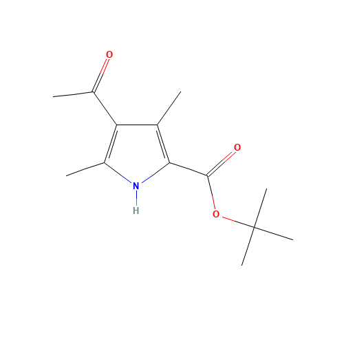 TERT-BUTYL 4-ACETYL-3,5-DIMETHYL-2-PYRROLECARBOXYLATE (CAS: 63040-83-5) - Related Chemical Product
