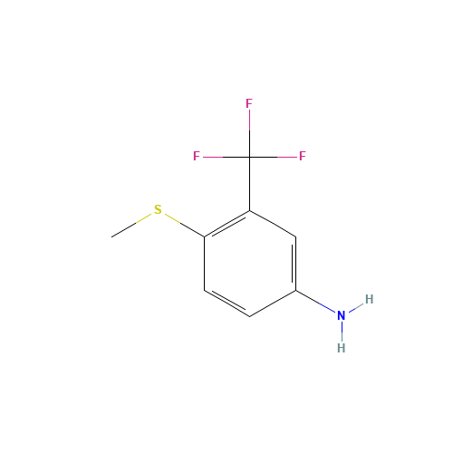 4-METHYLTHIO-3-(TRIFLUOROMETHYL)ANILINE (CAS: 63094-56-4) - Related Chemical Product