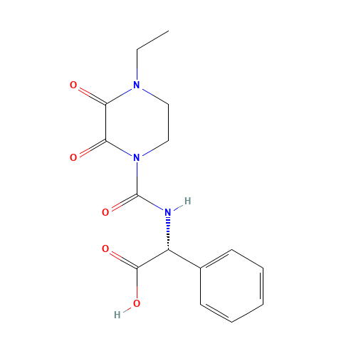 (2R)-2-[(4-Ethyl-2,3-dioxopiperazinyl)carbonylamino]-2-phenylacetic acid (CAS: 63422-71-9) - Related Chemical Product