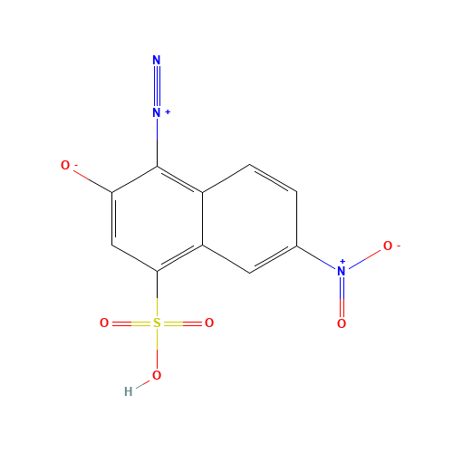 4-Diazo-3,4-dihydro-7-nitro-3-oxo-1-naphthalenesulfonic acid (CAS: 63589-25-3) - Related Chemical Product